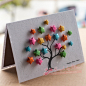 感恩节 手工贺卡 立体贺卡 个性定制 生日创意礼物 纸星星许愿树