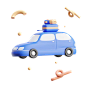 Camper Van 3D Icon