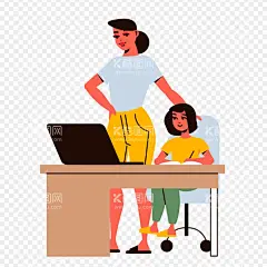 上网课插画  - 源文件下载【酷图网】上网课插画,上网课,在线测试,在线教育,计算机教育,网上教学,在线学习,电脑课程,用电脑,手绘,手绘人物,扁平风,扁平化人物,矢量人物,卡通人物,人物,场景人物,扁平插画,人物插画素材,扁平化场景,AI,插画,矢量,卡通