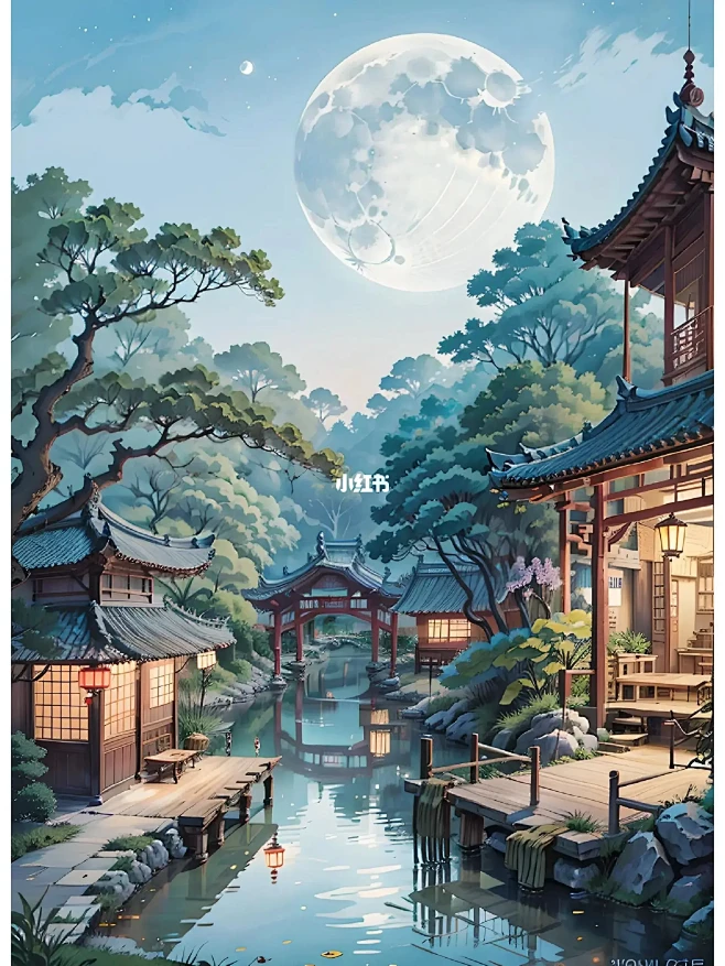 谁能拒绝这江南古镇美丽夜景