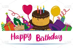 Birthday greeting card.