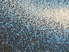 抽象艺术背景为海军蓝和黑色。水彩画在画布上的渐变。