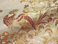 日本进口 和风布料 西阵织 织锦缎 金丝织 金襕织物 鳳凰（白）-淘宝网