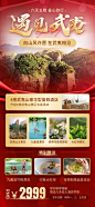 旅游出行自然保护区线路营销宣传实景风全屏竖版海报
