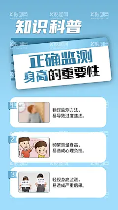医疗身高检测科普海报  - 源文件下载【酷图网】医疗,身高检测,科普海报,儿童身高,简洁,大气,成长,发育,增高科普,长高,身高,医疗科普