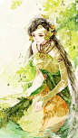 春姑娘【彩铅 插画 绘画 水粉】
