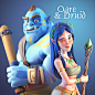 Ogre & Druid on Behance