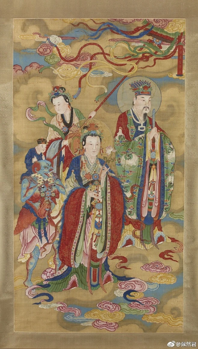 明清水陆画资源合集 圣僧伏虎尊者O佩然君 监门关圣帝君O佩然君 菩提树神尊天O佩然君...展开全文c-花瓣网