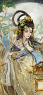 艺术绘画分享 十二花神之桂花 