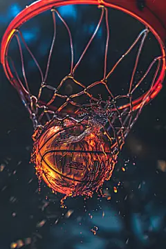 篮球篮球场NBA素材