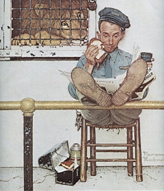 T哦X采集到Norman rockwell