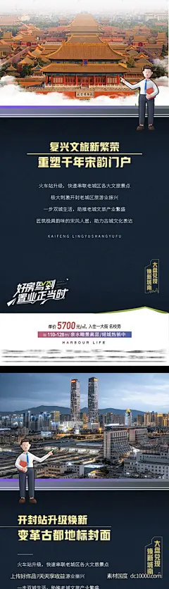 房地产古都改建系列稿海报-源文件-素材国度dc10000.com