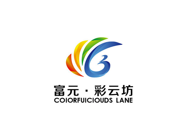 秦光华的富元·彩云坊LOGO设计