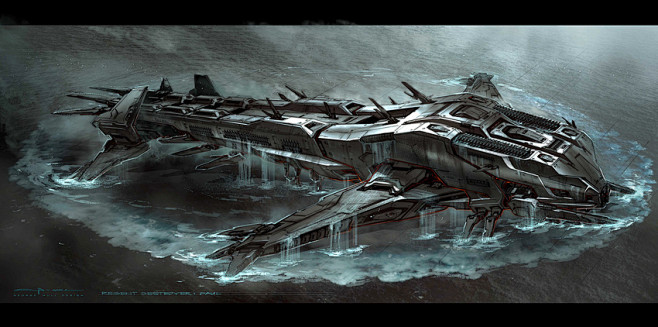 超级战舰电影概念设计图欣赏大图conceptart