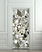 Door cover STICKER poster diamond rhinestone crystal film 30x79"