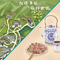 ╰☆今生为君倾城☆╮采集到手绘地图