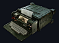 Ruggedised military teleprinter/telex terminal  - Military model