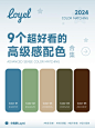 配色灵感！9 组超好看的高级感配色合集！
