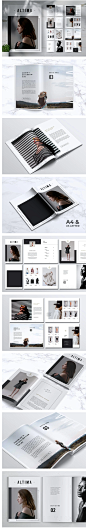 时装店新品上市产品目录画册设计模板 ALTIMA Fashion Lookbook Portfolio Brochures – 设计小咖