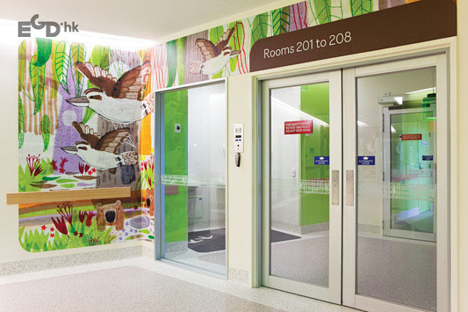 澳大利亚墨尔本皇家儿童医院EGD环境图形...