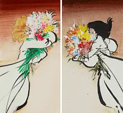 世界三大著名插画大师的经典之作，每一张都美到窒息_穆夏 : 穆夏的家庭温馨而幸福，因此他能够跳脱世纪末的颓废和悲观，通过绚丽多姿的花卉和植物，柔美古典的线条和色彩，传递自然旖旎的唯美和绚烂。 穆夏真正将海报和装饰画，升华到全新的艺术境界。 《花朵系列…
