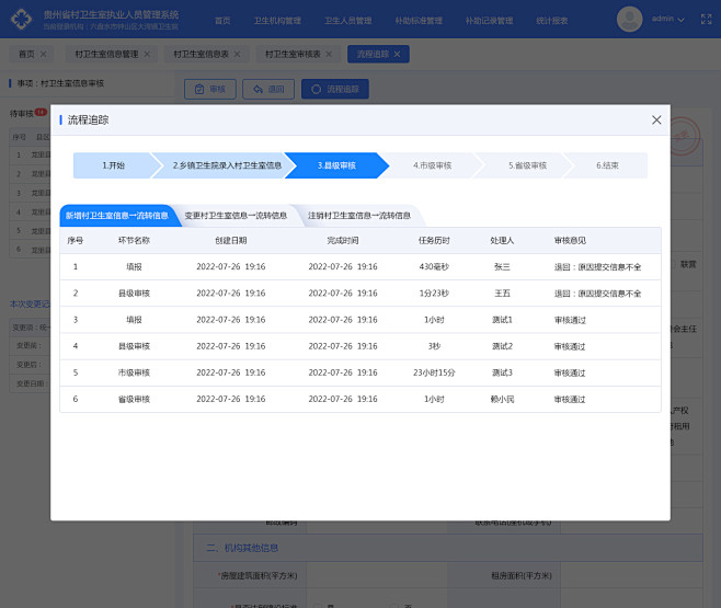 村卫生室信息管理_流程追踪