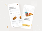Food app UI designer design dribbble shot dribbble best shot food illu-2
