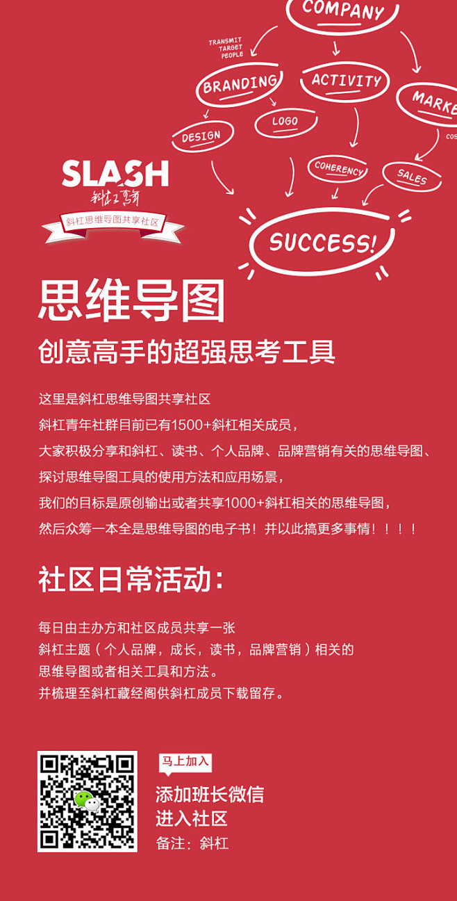 斜杠思维导图共享社区源文件模板链接:ht...
