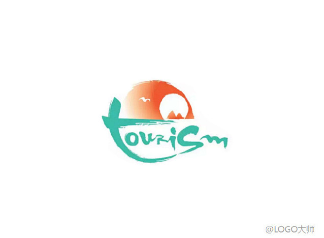 #LOGO精选# 山水主题LOGO合集 ...