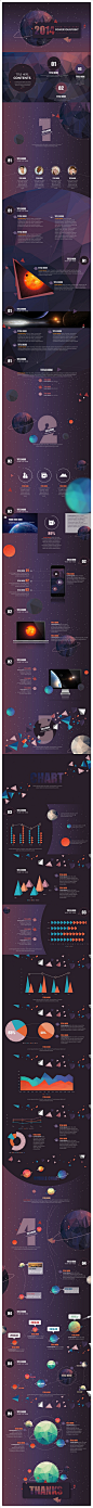 时尚潮流 创意立体 海报 2014立体风格科幻星空主题PPT模版――《星空》http://www.yanj.cn/index.php?act=goods