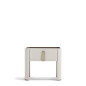 Eden XL - Capital Collections : Lacquered frame. Steel handle. Wooden top. One drawer. Not available wooden structure.