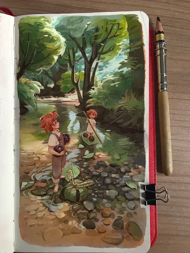 sketchbook-drawings-procreate-colors-a-project-by-schmoedraws