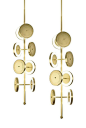 Le Royer Chandelier in Satin Brass by Larose Guyon | DSHOP