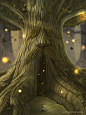 Deku Tree - The legend of zelda, Ocarina of time by GiovannyArce