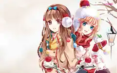 意林·小小姐_女生 插画 电脑壁纸