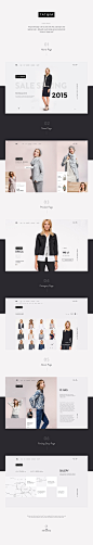 Top Creative Work On Behance : 服饰creative industries._day4  一屏式企业网站 _WEB-网页设计（一屏式）采下来 #率叶插件，让花瓣网更好用#