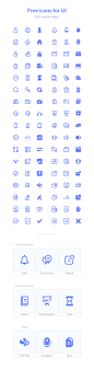 Basic icons for UI (freebie)  Ohhoho