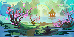 罗知文_爱画画采集到场景