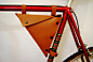 Leather bike bag new handmade. Leather Bicycle by byNizzo on Etsy