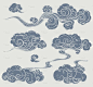 grunge oriental cloud stock vector art 12609009 - iStock: @北坤人素材