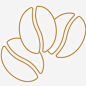 卡通咖啡豆矢量插画矢量图标_88ICON https://88icon.com 咖啡豆 卡通咖啡豆矢量插画 咖啡 矢量咖啡豆 标志色剂辅助图形 装饰
