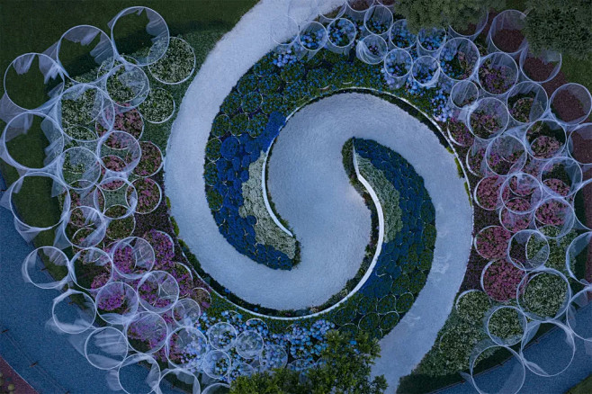 一座可回收的花园：漩花园 / 大小营造 ...