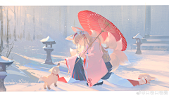 望月♥采集到☆插画-偏二次元☆