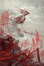 Gadreel, Angel of War by Peter Mohrbacher: 