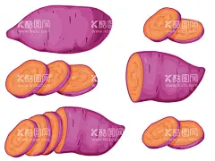 卡通红薯  - 源文件下载【酷图网】卡通,插画,素材,图片,插图,元素,地瓜,红薯,矢量,高清,免扣,海报素材,烤地瓜,卡通红薯插画,卡通手绘红薯,红薯素材,卡通红薯素材,地瓜干,番薯条,红薯条,地瓜条,红薯干,蜜薯干,番薯干,甘薯条,红薯插画,手绘红薯,手绘,烤红薯,矢量红薯,卡通红薯,蔬菜,图案,印花,紫薯,紫地瓜,切面,地瓜片,
