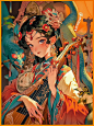 【西域神使】|国风&国潮插画|完结