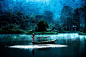 印尼：青山绿水与渔人