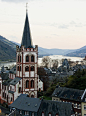 Bacharach, Rhineland-Palatinate, Germany。德国巴哈拉赫