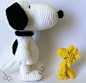 Snoopy and Woodstock by AmiAmaLilium