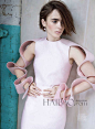 莉莉·柯林斯 (Lily Collins) 登上《Marie Claire》杂志2014年10月刊